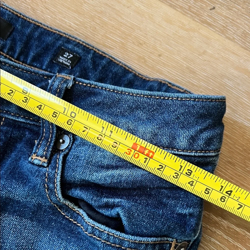 Miss Me Ankle Straight Distressed Blue Jeans Size 27